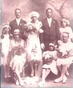 1928 wedding party
