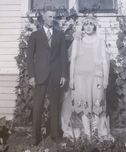 1928 bride & groom