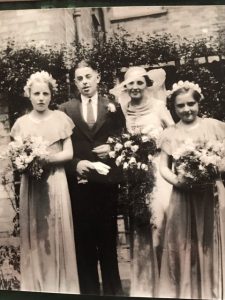 English wedding party, 1936
