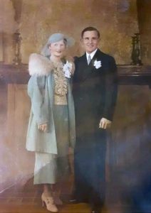 Michigan bride & groom, 1936