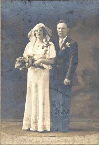 Illinois bride & groom, 1936
