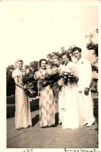 1937 wedding party