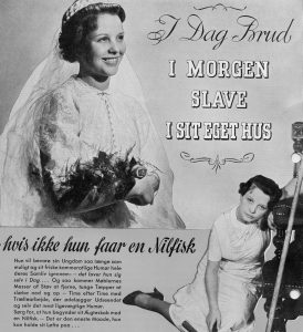 1939 bride in advertisement