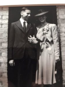 1942 British bride & groom