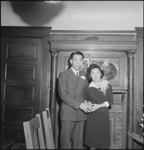 1942 Japanese bride & groom