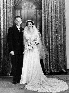 1950 Australian bride & groom