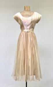 1951 wedding dress