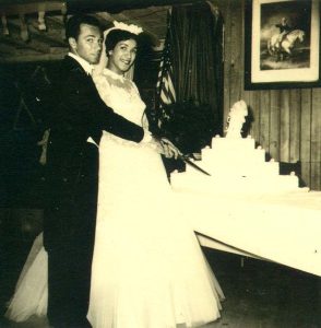 1952 Nantucket bride & groom