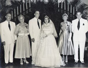 1953 Kentucky wedding party
