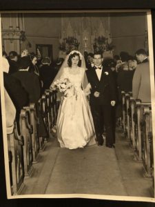 1953 New Hampshire bride & groom