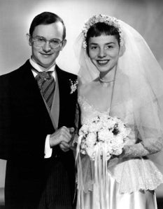 1954 Mr Peepers Wally Cox wedding