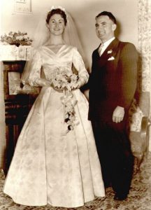 Australian bride & groom, 1956