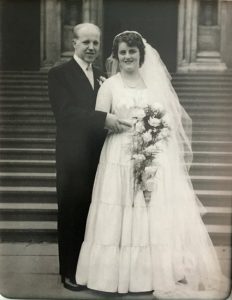 1956 bride & groom