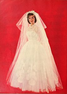1960, bride Debbie Reynolds