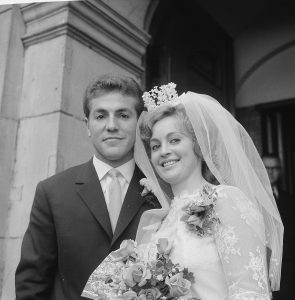 Dutch bride & groom, 1961