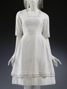 1962 wedding dress, bardot inspired