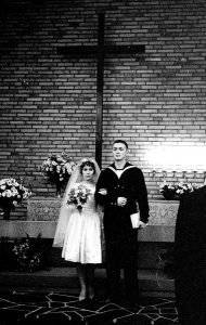 Finnish bride & groom, 1962