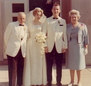 American wedding party, 1965