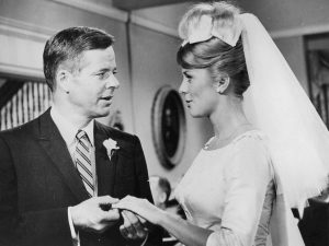 1965 screen wedding from TV show Farmer's Daughter