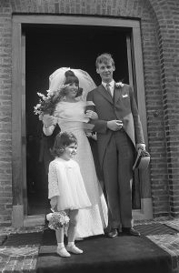 1967 wedding party, Netherlands