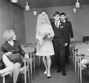 Hungarian wedding, 1968