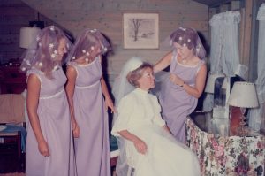 Nantucket wedding party, 1970
