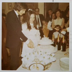 1970 wedding in Italy