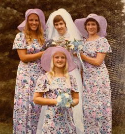 Iowa wedding party, 1975