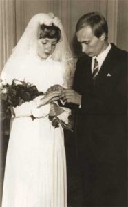 Russian bride & groom, 1983