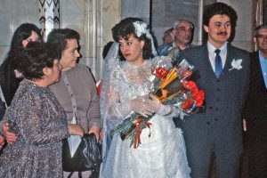 Russian wedding party, 1990