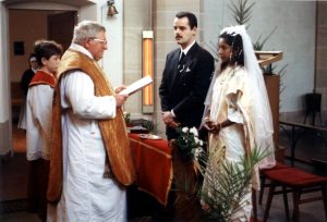 Netherlands bride & groom 1990