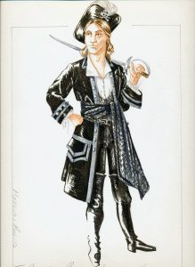 Drawing of costume