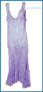 silky lavender dress