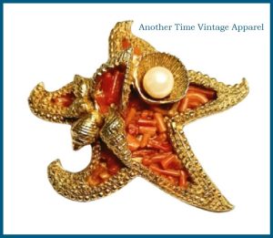 1960s starfish pin